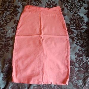 BOGO Charlotte Russe Peach Pencil skirt